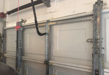 New garage door spring installed by Garage Door Repair Champlin in Anoka, MN